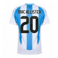 Maglia Calcio Argentina Alexis Mac Allister #20 Prima Divisa Copa America 2024 Manica Corta